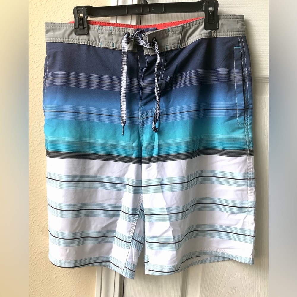 NWOT Mossimo Striped Swim Trunks